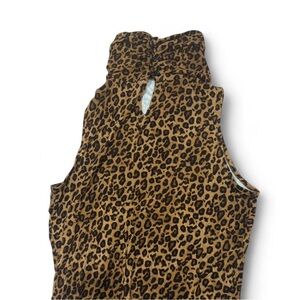 Ralph Lauren Brown Leopard Print Top